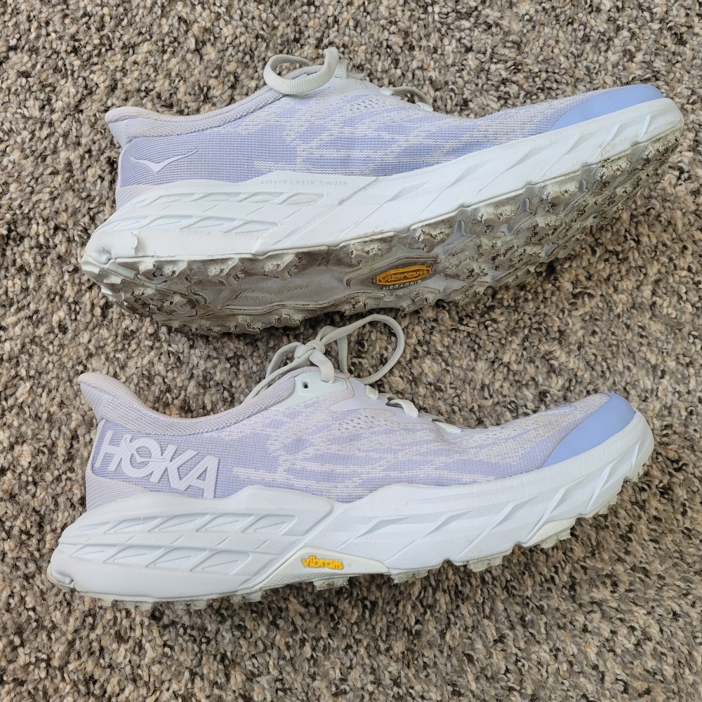 HOKA Women's Running Shoes - White and Gray